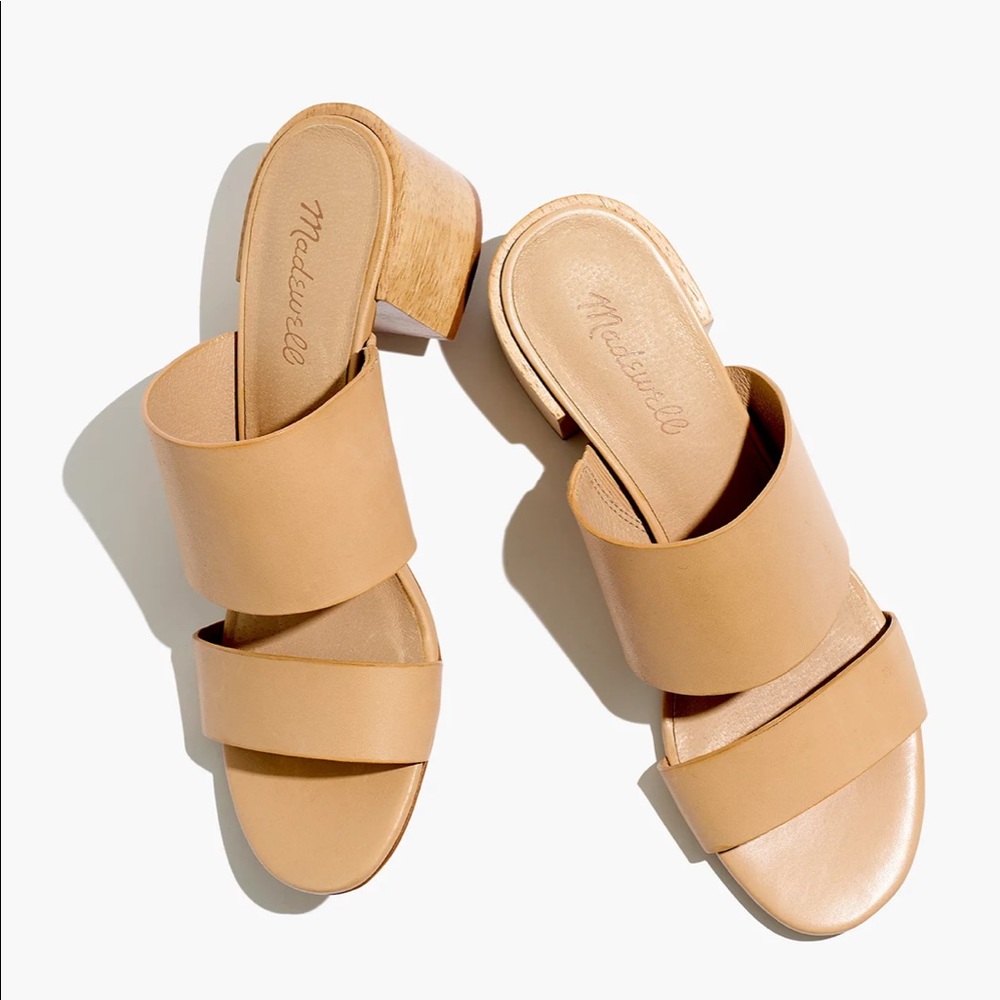 Madewell Kiera Mule Sandal Size 7.5 Cream